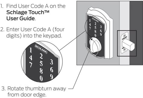 schlage smart card atm instructions|schlage touch screen instructions.